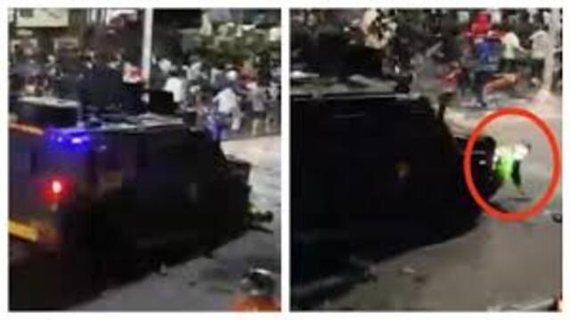 Affan Kurniawan Dilindas Rantis Brimob